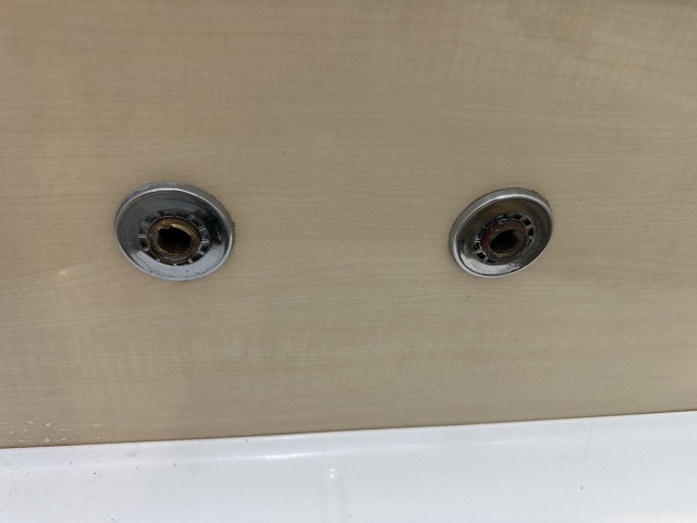 偏心管の取り外し